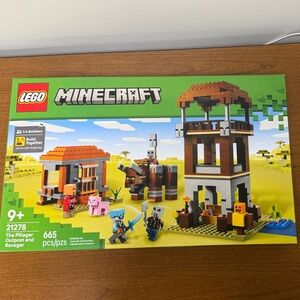 Lego Minecraft Desert Outpost Set - Yellow Green Orange Brown